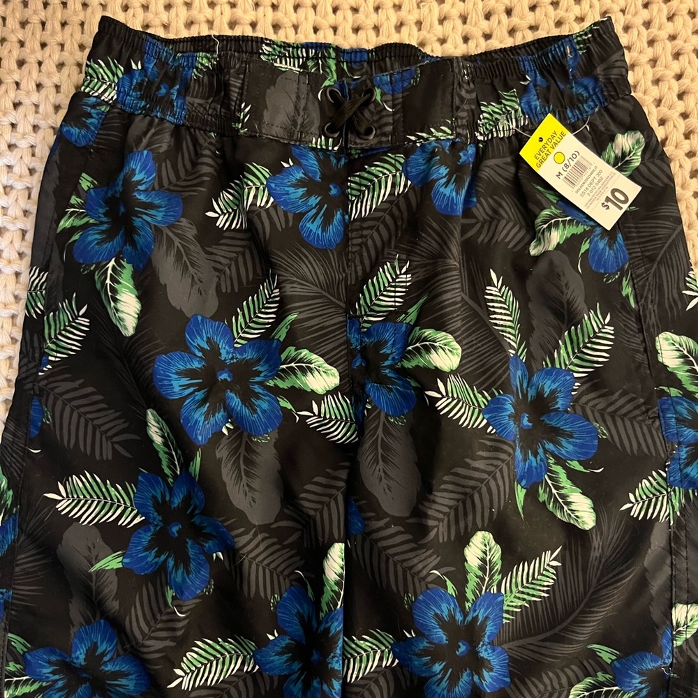 3 pairs of boy size 8/10 swim trunks NWT all three pairs